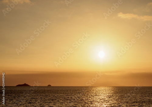 Sunset over Guy Fawkes Island, Galapagos, Ecuador © Karol Kozłowski