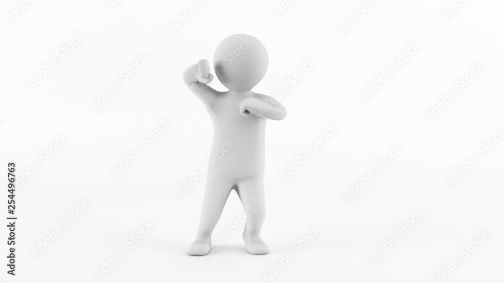 3D character animation - John Dough character dancing animation 3D character animation - John Dough character dancing animation