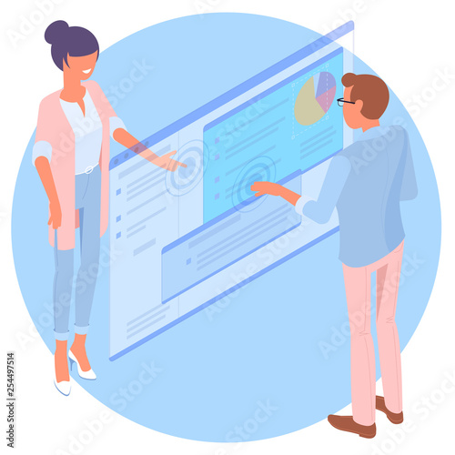 Customer suupport interface concept.