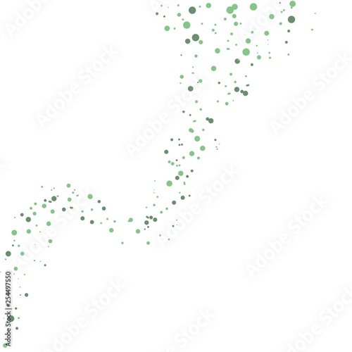 Light green pattern with balls. Colorful illustration with blurred circles in nature style. Design for posters  banners.