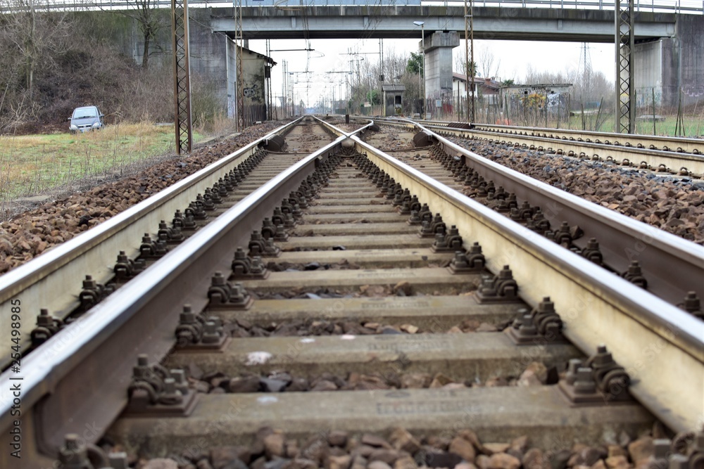 railway in the field