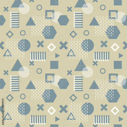 Trendy memphis cards. Abstract seamless pattern. Modern abstract design poster, cover, card design.