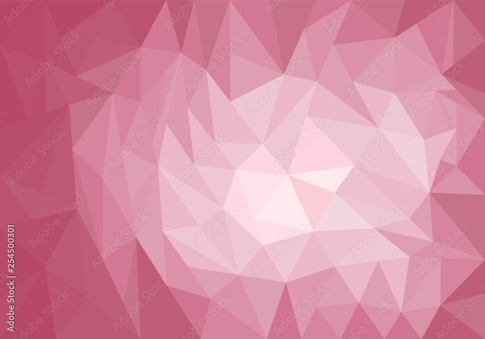 Pink polygonal background