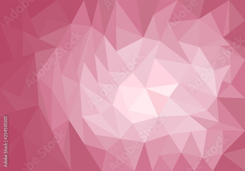 Pink polygonal background