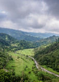 Landscape of Salento, Quindio Department, Colombia