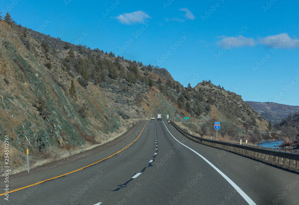 Freeway in USA backgrounds