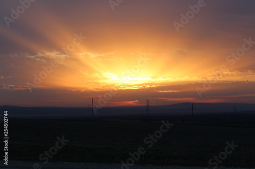 закат