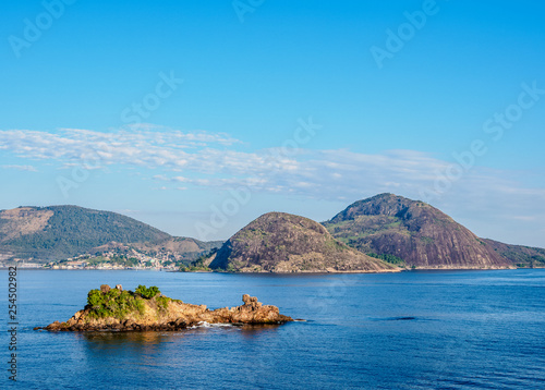 Landscape of Niteroi, State of Rio de Janeiro, Brazil