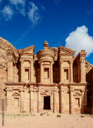 The Monastery, Ad-Deir, Petra, Ma'an Governorate, Jordan photo