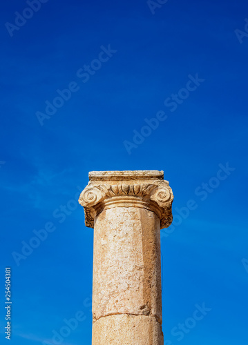 Ionic Column, Jerash, Jerash Governorate, Jordan