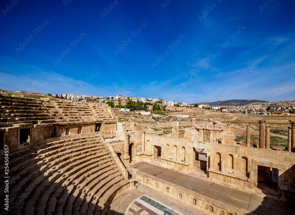 North Theater, Jerash, Jerash Governorate, Jordan