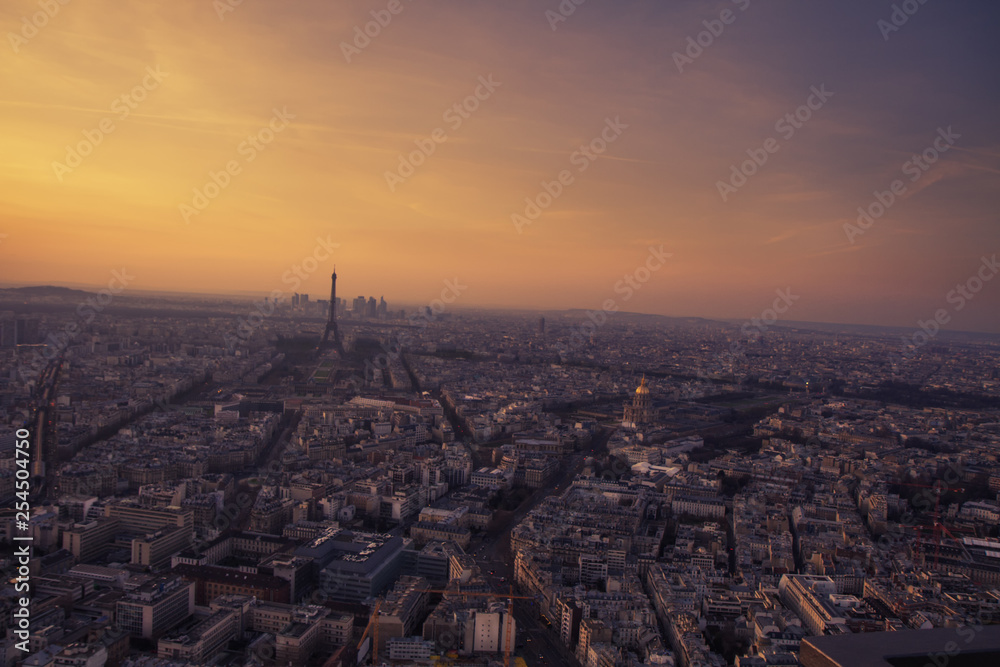 Coucher de soleil sur Paris Coucher de soleil sur Paris