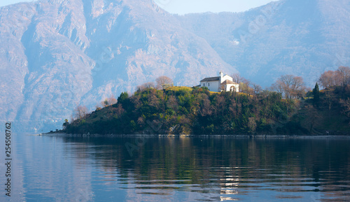 L isola sul lago di Como