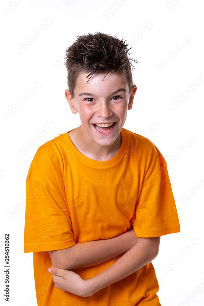 Boy, Young, person, portrait, game, Smile, Cole, orange, tip, hair, happy, T-shirt, clothes, big, white, Boy, Young, person, portrait, game, Smile, Cole, orange, tip, hair, happy, T-shirt, clothes, big, white,