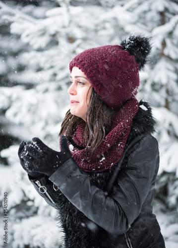 Winter photo session with Veronica photo