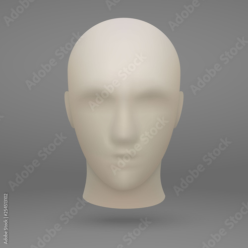 3d mannequin head