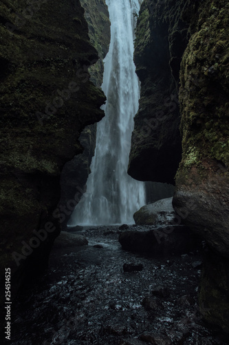 time lapse waterfalls during daytime photo