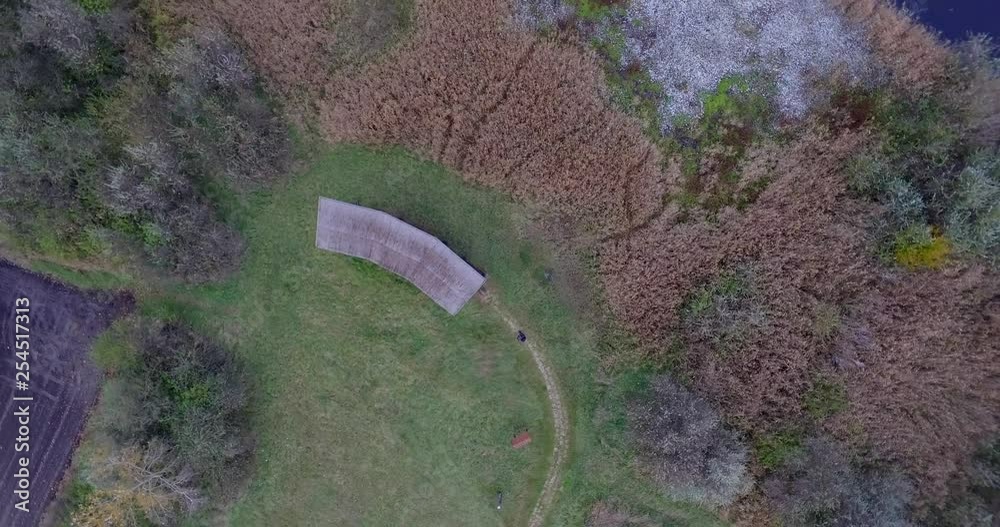 custom made wallpaper toronto digitalAerial Shot, bird watching place, pond