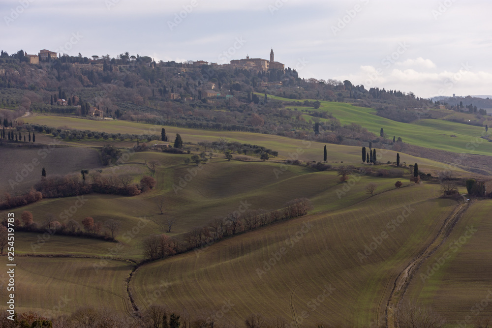 rural landscape in tuscany