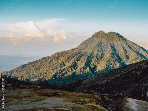 mountains and lake