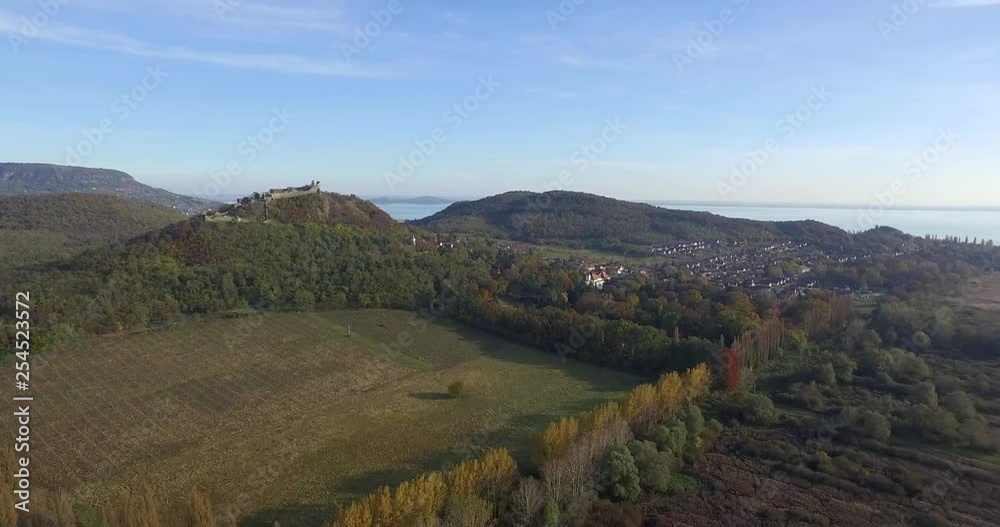 old castle on a hill