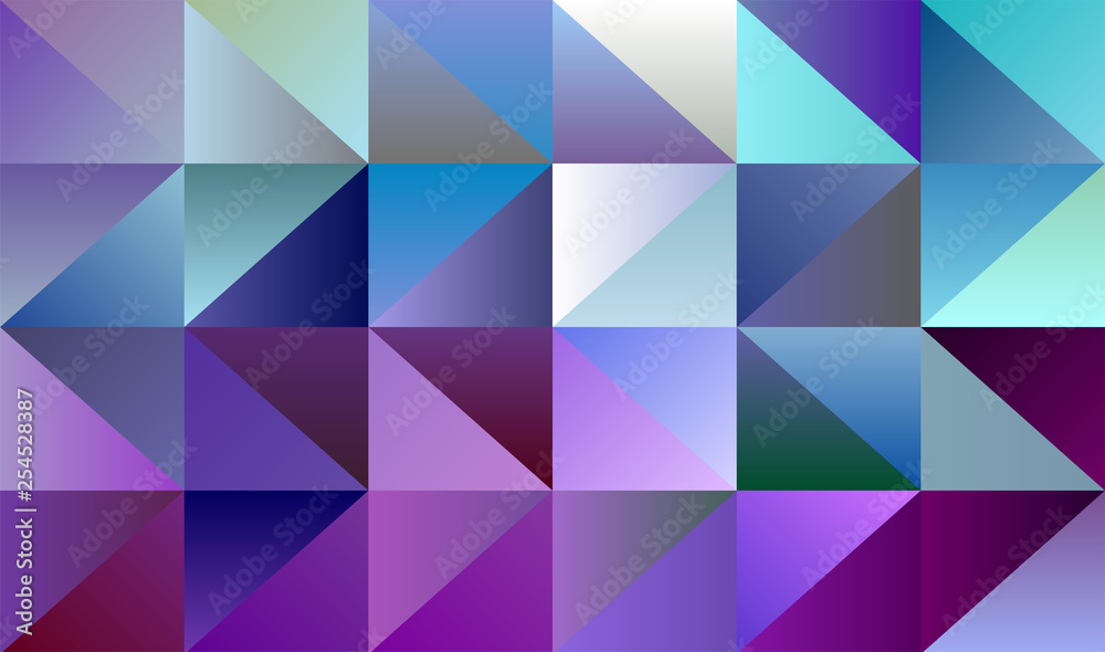 Triangular Backdrop with Blend of Blue and Purple Triangular Backdrop with Blend of Blue and Purple