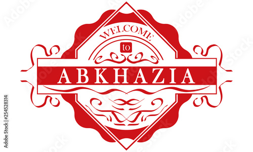 Vector Welcome to Abkhazia
