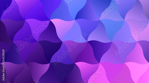Low Poly Backdrop with Blend of Blue and Purple