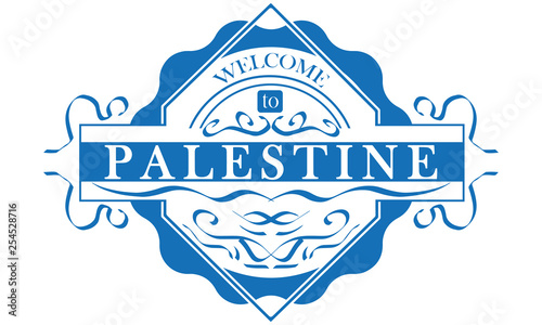 Vector Welcome to Palestine photo