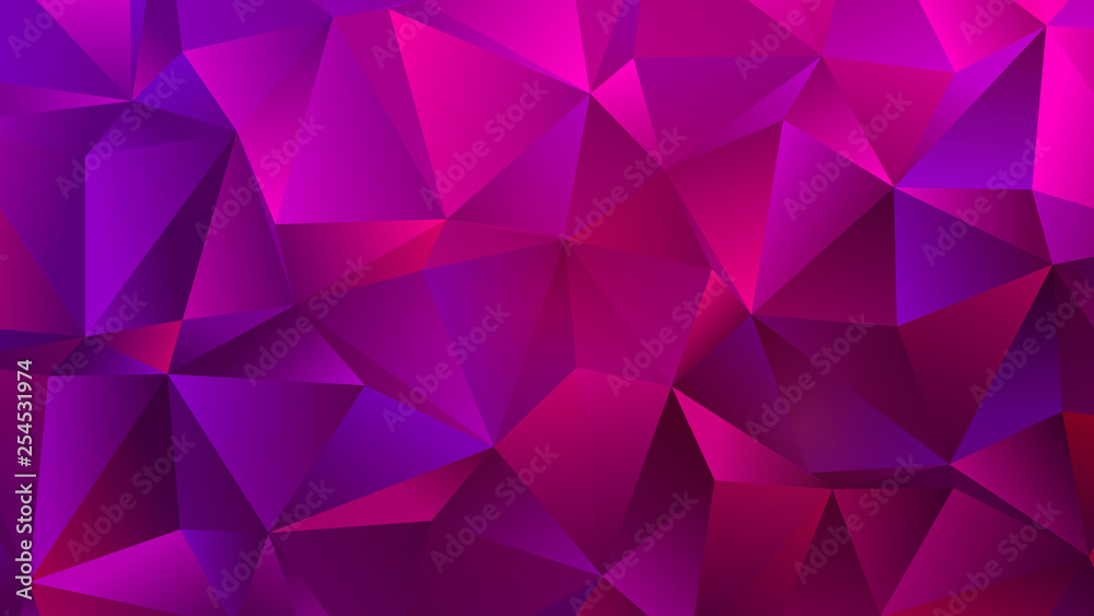 Saturated Magenta and Pink Low Poly Backdrop Saturated Magenta and Pink Low Poly Backdrop