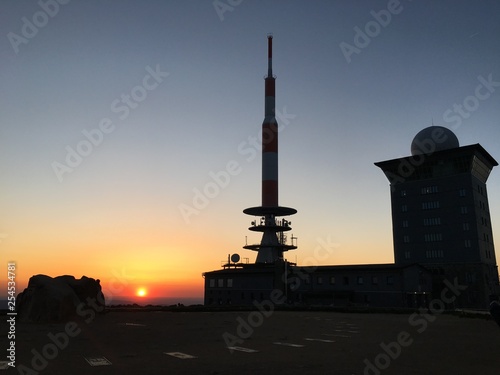 Sonnenuntergang auf dem Brocken / Harz