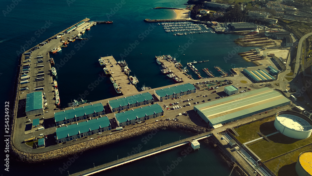 Puerto Pesquero Oza, La Coruña 2019 Stock-Foto | Adobe Stock