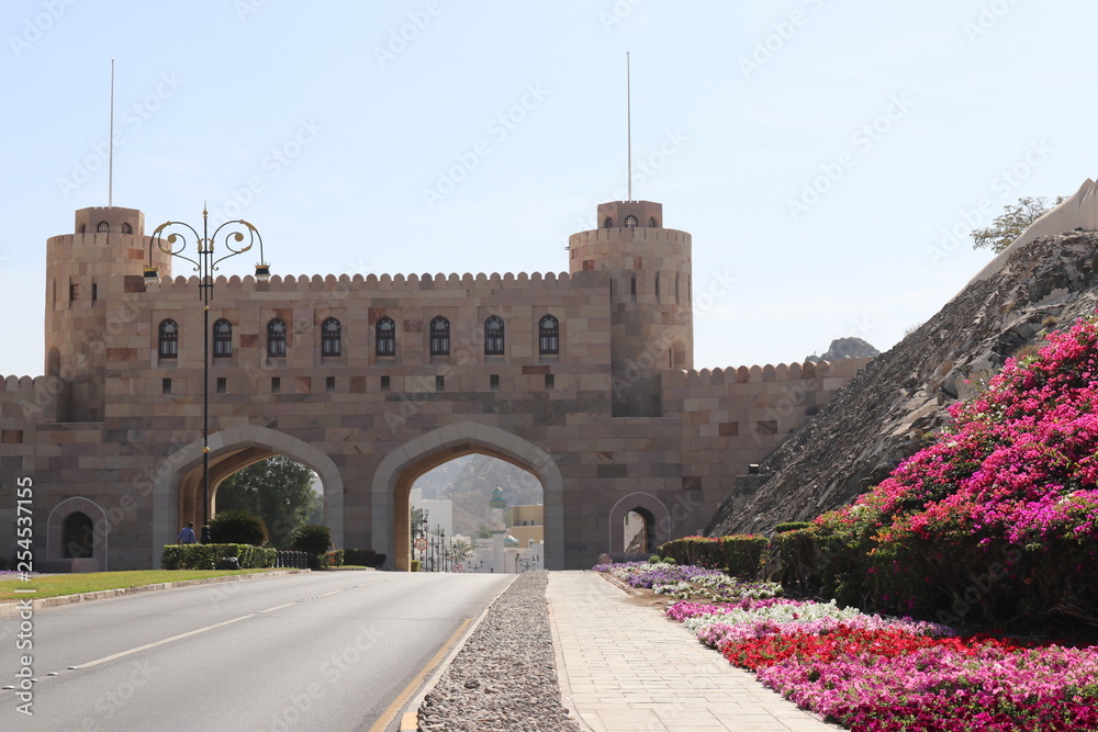 Mascate (Muscat), capitale du sultanat d'Oman