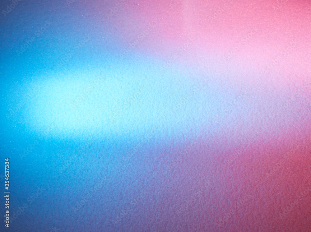 White light cloud on pink and blue background