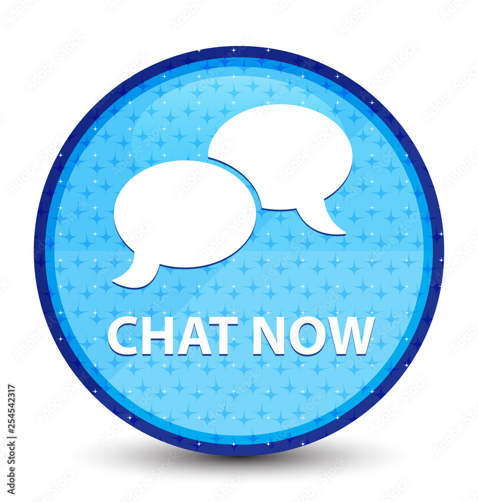Chat now galaxy cyan blue round button Chat now galaxy cyan blue round button
