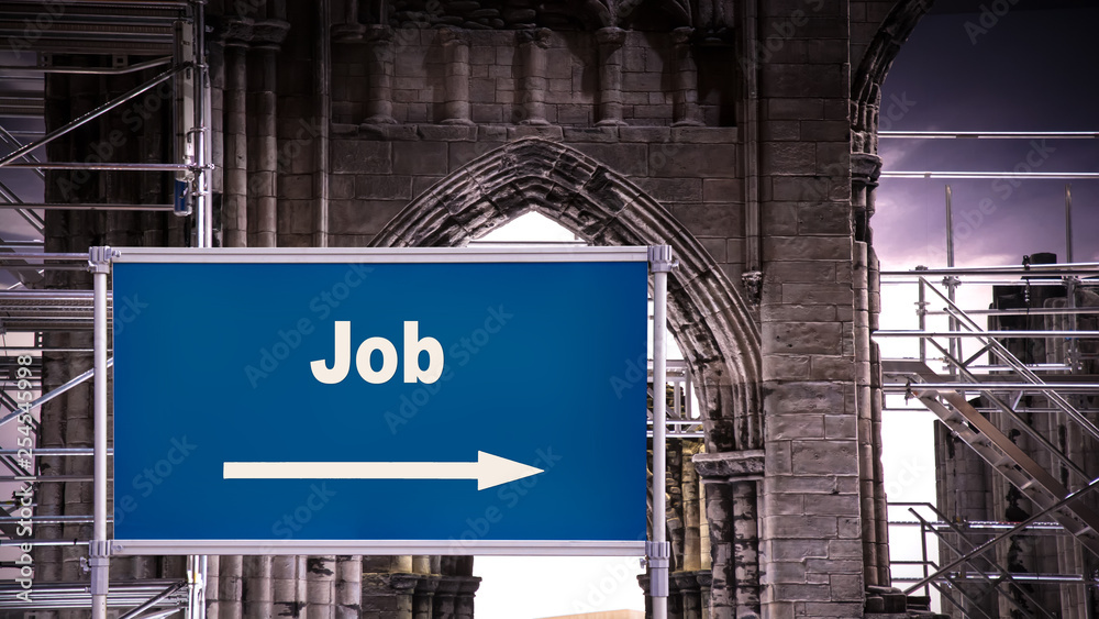 Obraz premium Sign 376 - Job