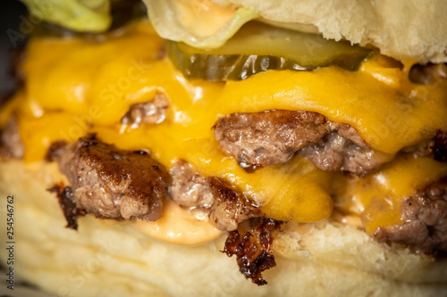 burger steak with sauce