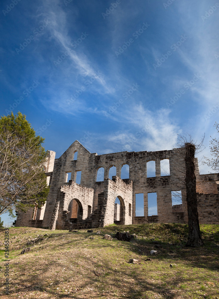 Old Abandoned Castle Ruins