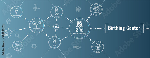 Pediatric Medicine with Baby / Pregnancy Related Icon