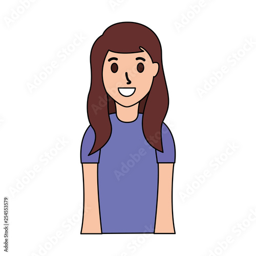 smiling woman portrait