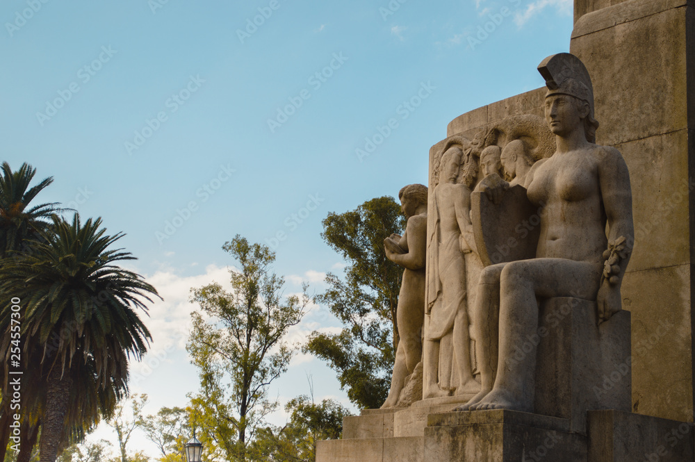 Palermo, Buenos Aires, Argentina.  Monument in thays park