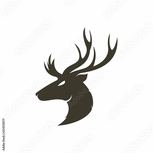 deer head logo