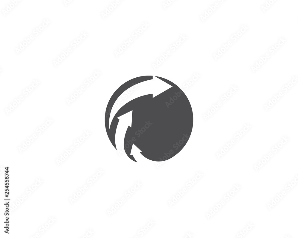 Arrow logo vector