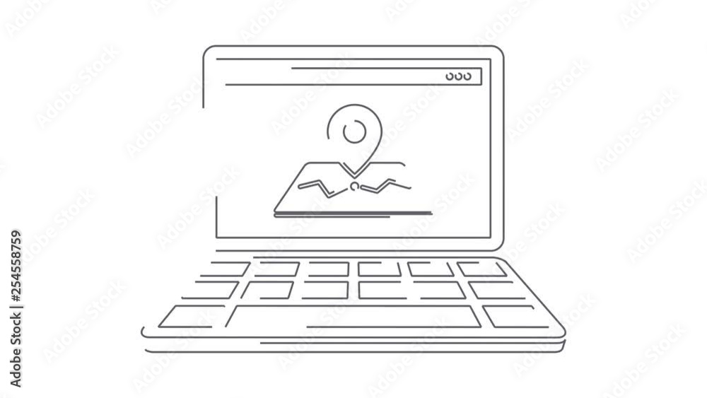 Map application symbol Map application symbol