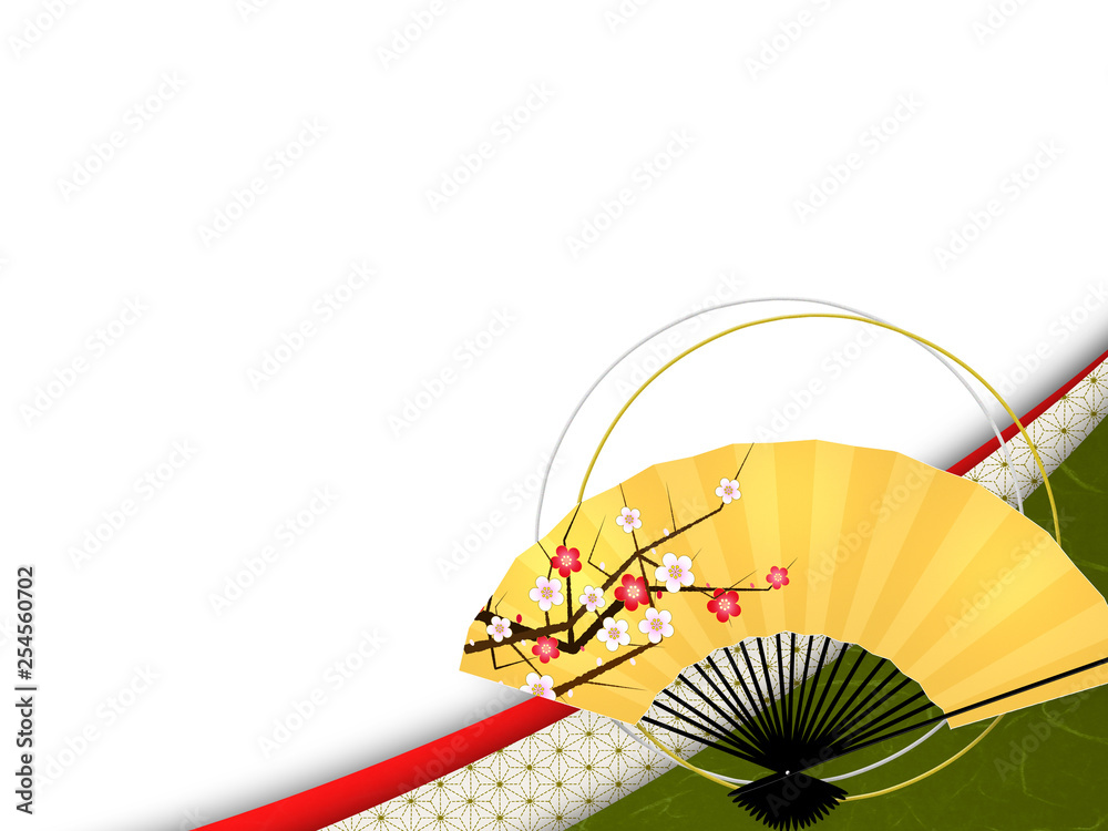 和柄和風japan 日本和扇子和柄背景和風背景stock Illustration Adobe Stock