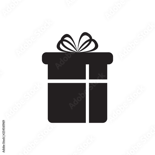 Isolated gift box icon. Vector illustration design