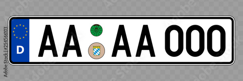 Vehicle number plate