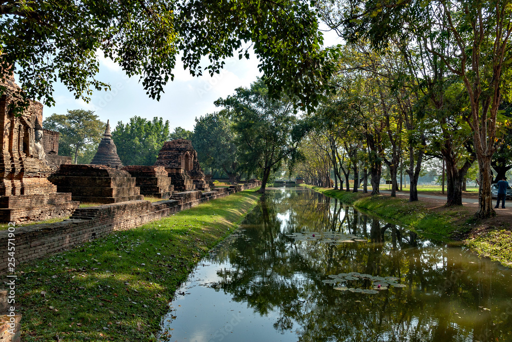 Fototapeta premium Sukhothai park in Thailand