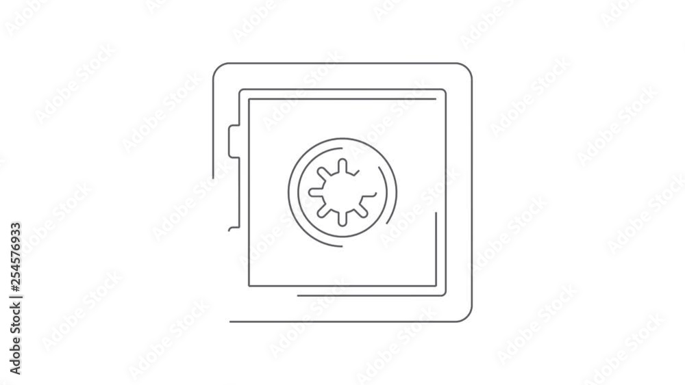 Strongbox symbol concept Strongbox symbol concept