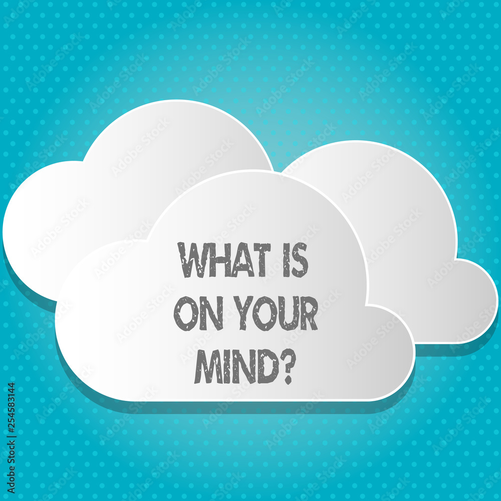Handwriting text What Is On Your Mindquestion. Conceptual photo Open minded thinks of intellectual innovation Handwriting text What Is On Your Mindquestion. Conceptual photo Open minded thinks of intellectual innovation